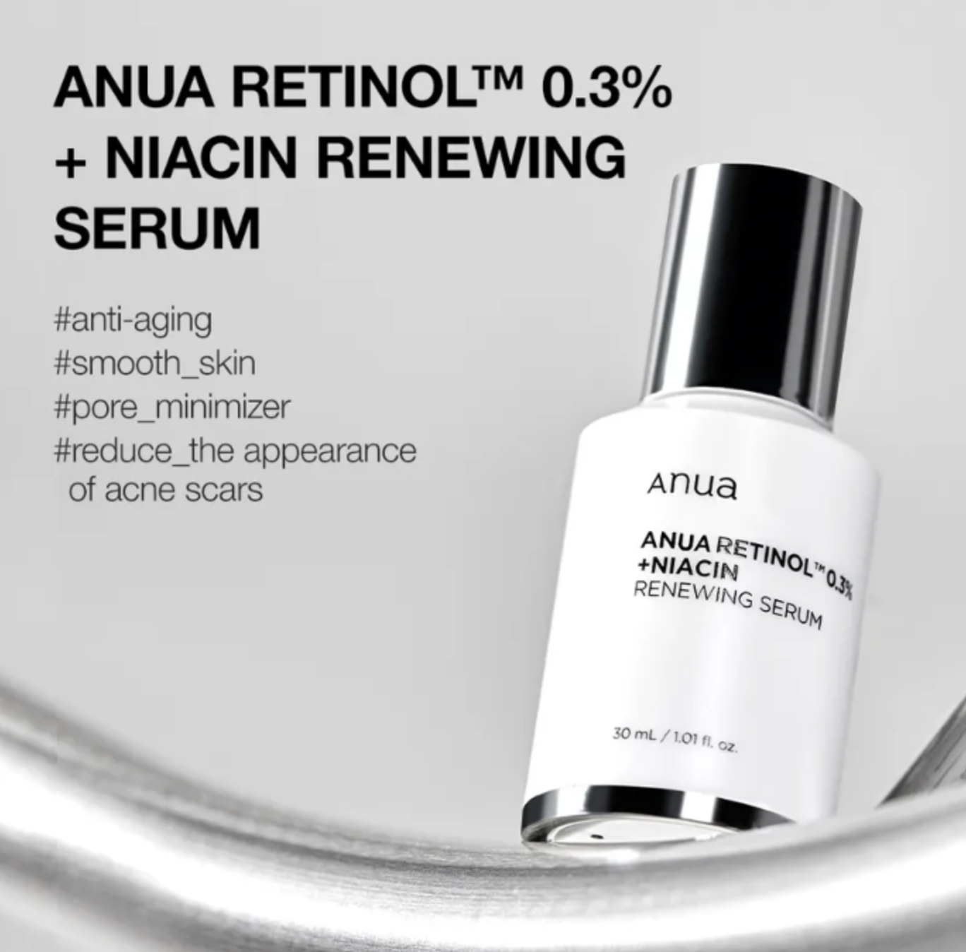 ANUA Nano Retinol 0.3% + Niacin Renewing Serum - Image 2