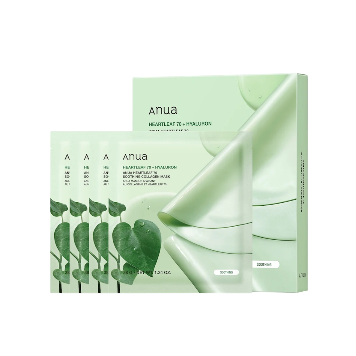 ANUA Heartleaf 70 Soothing Collagen Mask 1stk.