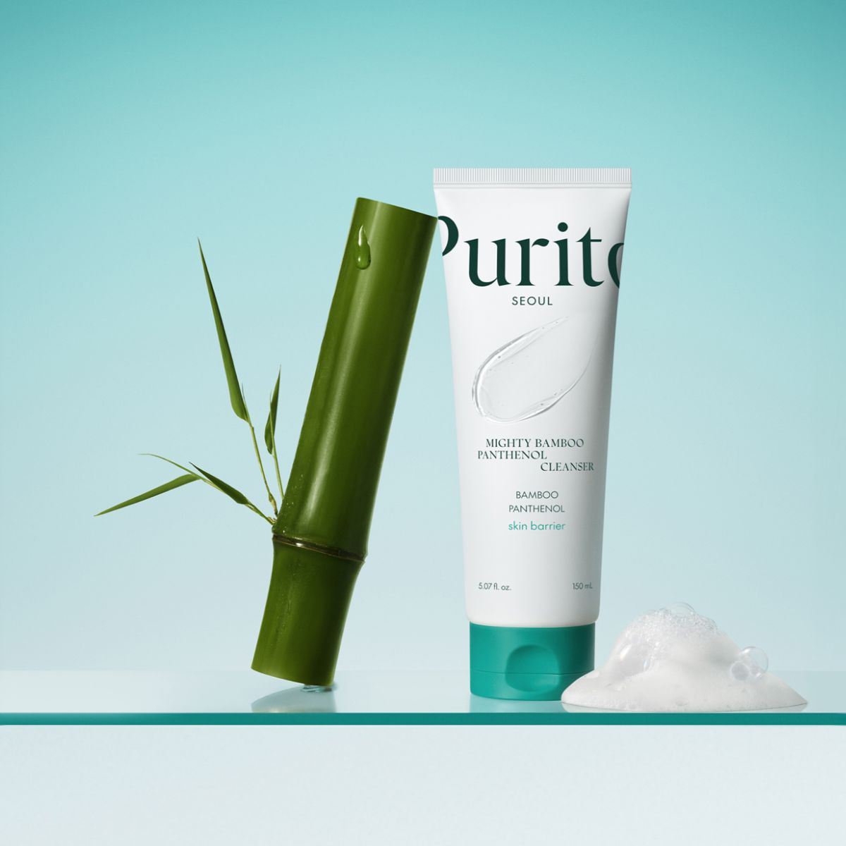 PURITO SEOUL Mighty Bamboo Panthenol Cleanser - Image 2