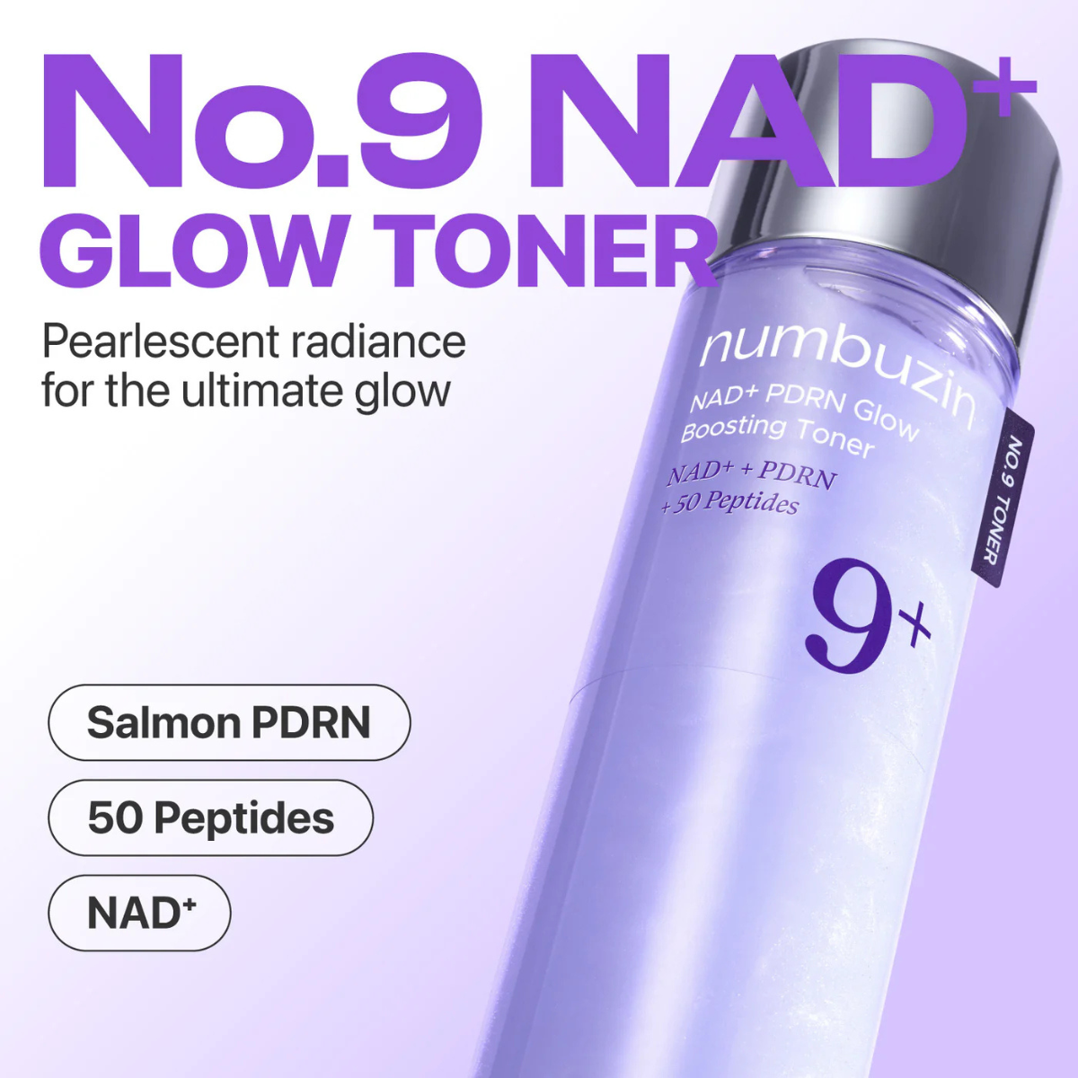 NUMBUZIN No.9 NAD+ PDRN Glow Boosting Toner - Image 5