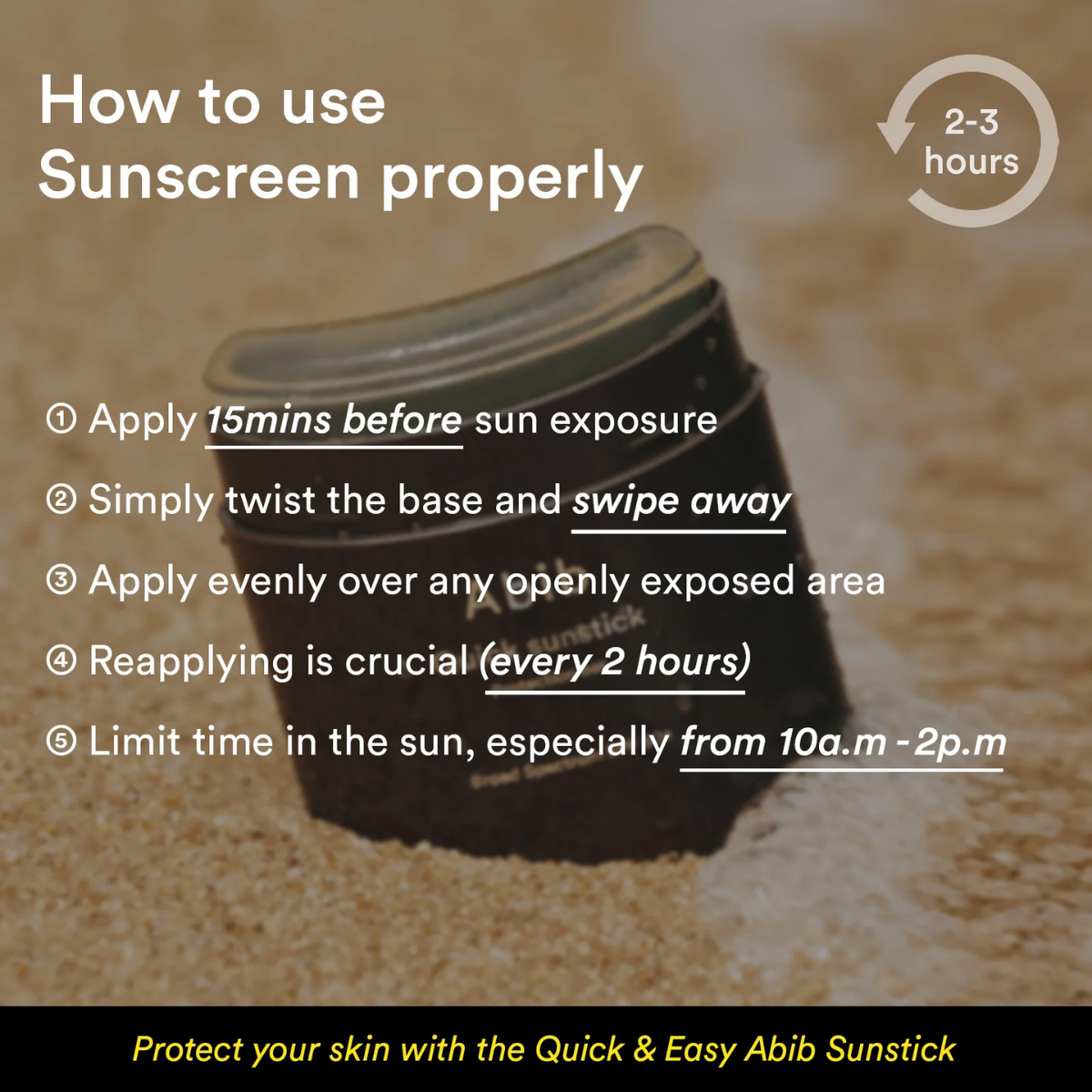 ABIB Quick Sunstick Protection Bar - Image 7