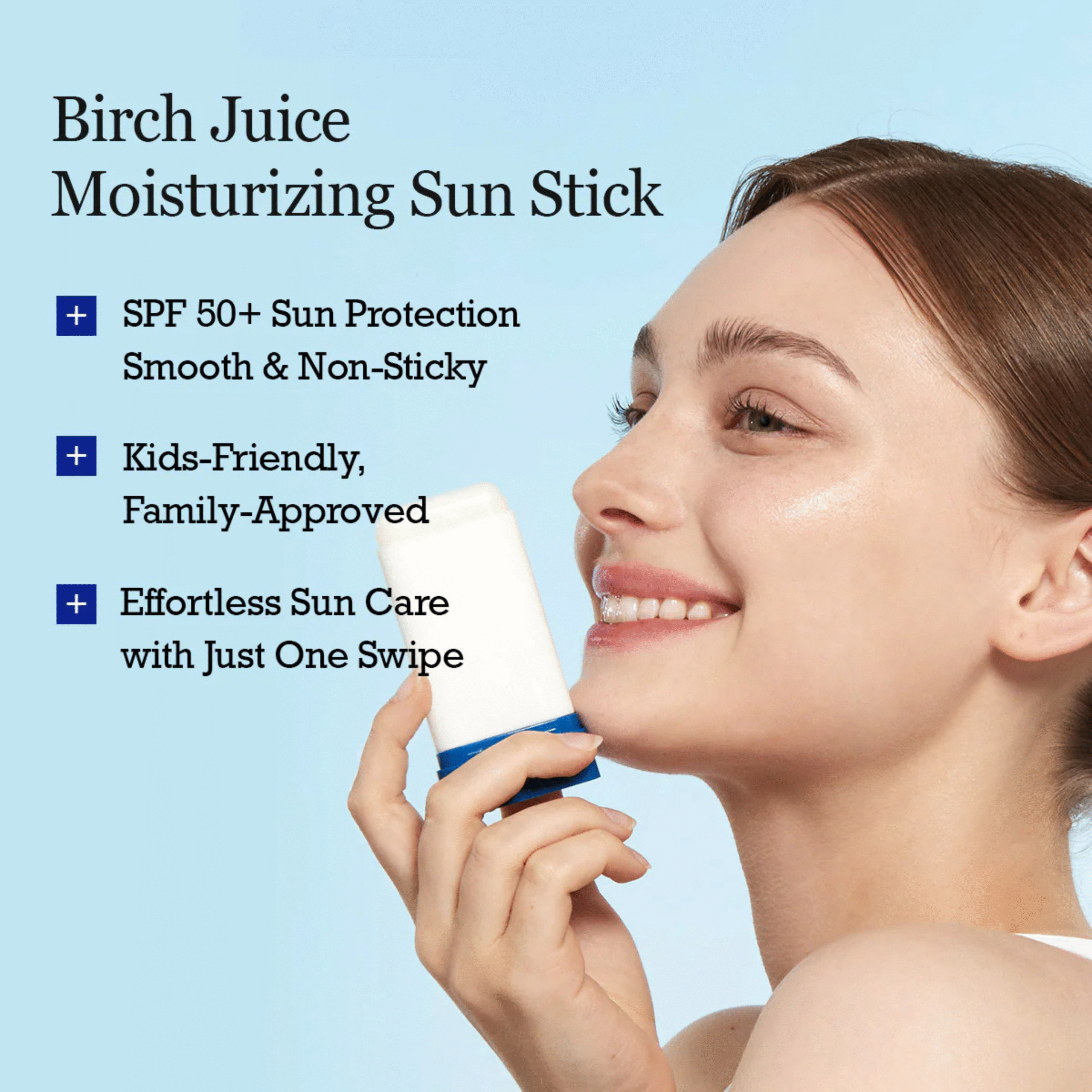 ROUND LAB Birch Moisturizing Sun Stick SPF 50+ - Image 4