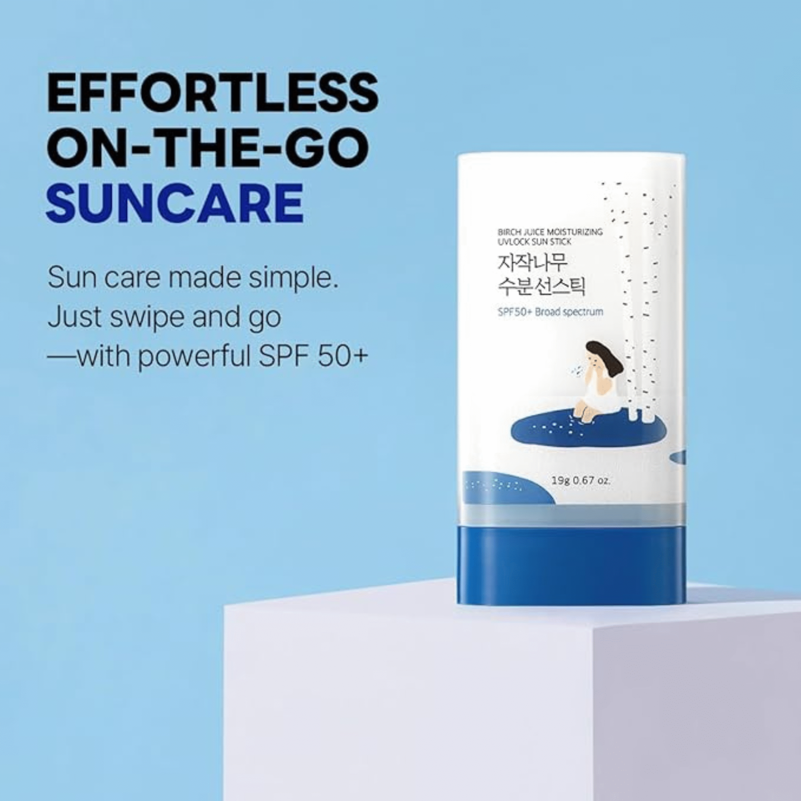 ROUND LAB Birch Moisturizing Sun Stick SPF 50+ - Image 6