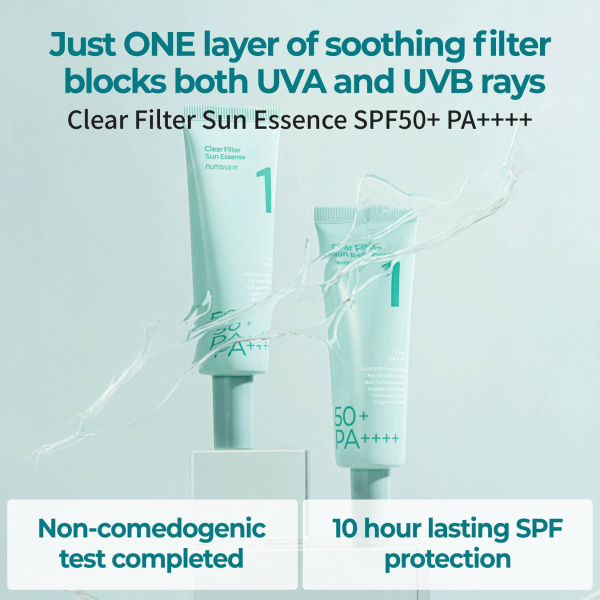 NUMBUZIN No.1 Clear Filter Sun Essence SPF50+ PA++++ - Image 3